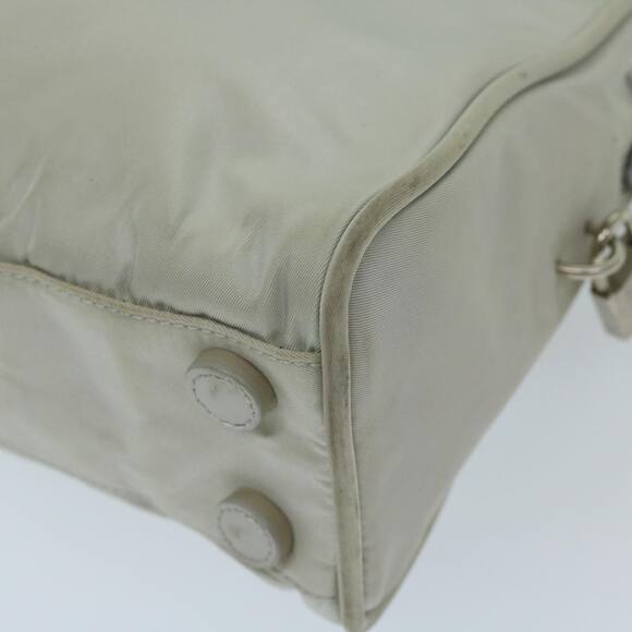 PRADA Hand Bag Nylon Gray - Picture 9 of 16